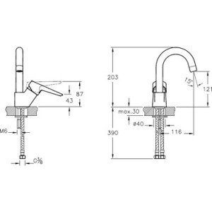 Artema Solid S Lavabo Bataryası (döner borulu)