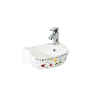 Creavit 38 cm Dekorlu Çocuk Lavabo