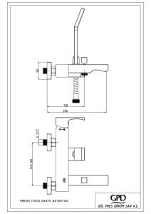 GPD MBB105 Fuego Banyo Bataryası