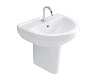 VitrA S50 Lavabo 55 cm+Yarım Ayak Beyaz