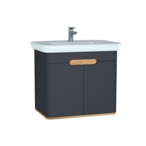 VitrA Sento Lavabo Dolabı 80 cm + Aydınlatmalı Ayna