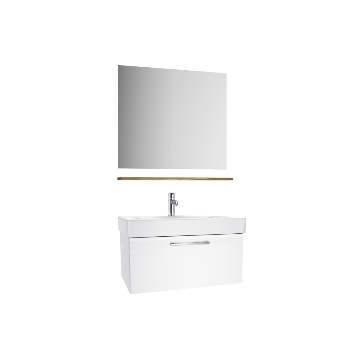 VitrA Optima Banyo Dolabı Seti 80cm