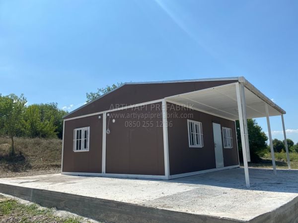 60m2 PREFABRİK-1 GÜNDE MONTAJ-BETOPAN KAPLAMA - SENET İLE TAKSİT