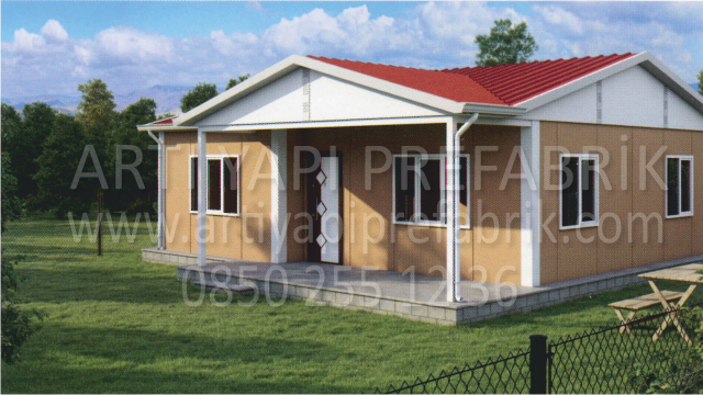 74m2 PREFABRİK EV MODEL NO : ARTP110
