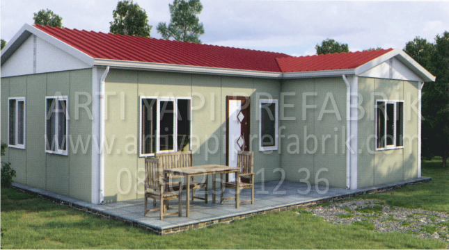 75m2 PREFABRİK EV MODEL NO : ARTP111