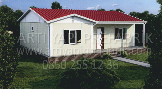 78m2 PREFABRİK EV MODEL NO : ARTP113