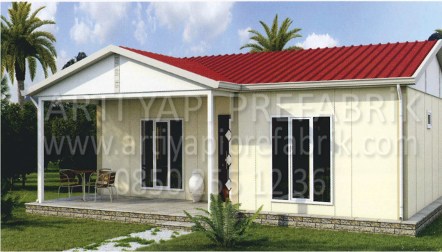 84m2 PREFABRİK EV MODEL NO : ARTP118