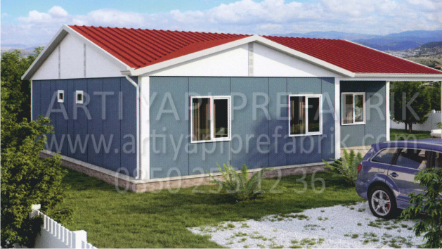 117m2 PREFABRİK EV MODEL NO : ARTP130
