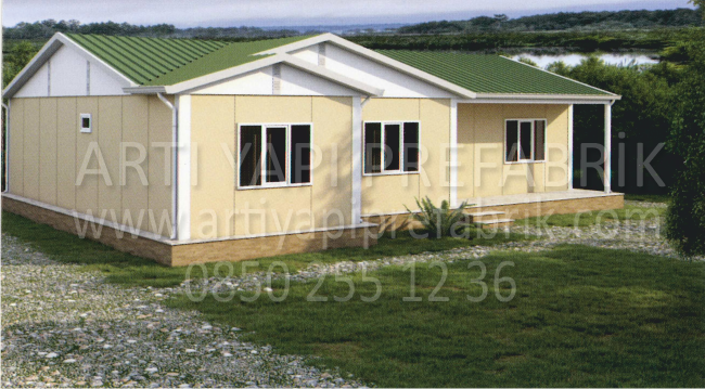120m2 PREFABRİK EV MODEL NO : ARTP131