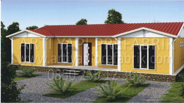 129m2 PREFABRİK EV MODEL NO : ARTP134