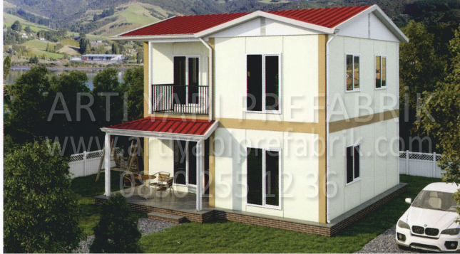100m2 PREFABRİK EV MODEL NO : ARTP202