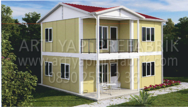 118m2 PREFABRİK EV MODEL NO : ARTP206