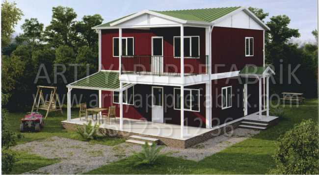 149m2 PREFABRİK EV MODEL NO : ARTP212