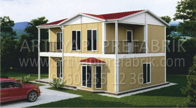 155m2 PREFABRİK EV MODEL NO : ARTP214