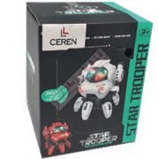 Ctoy Işıklı Ve Sesli 360 Dönen Yıldız Asker Robot