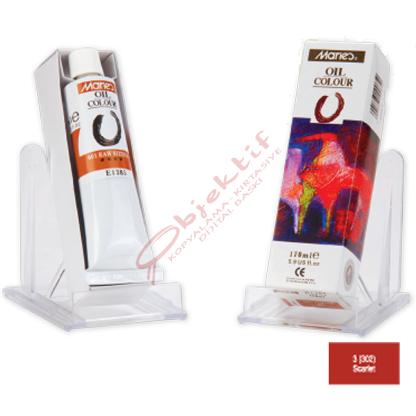 Maries Yağlı Boya 170 ML Scarlet (Kırmızı) 302 (E1385) MRMAR0073
