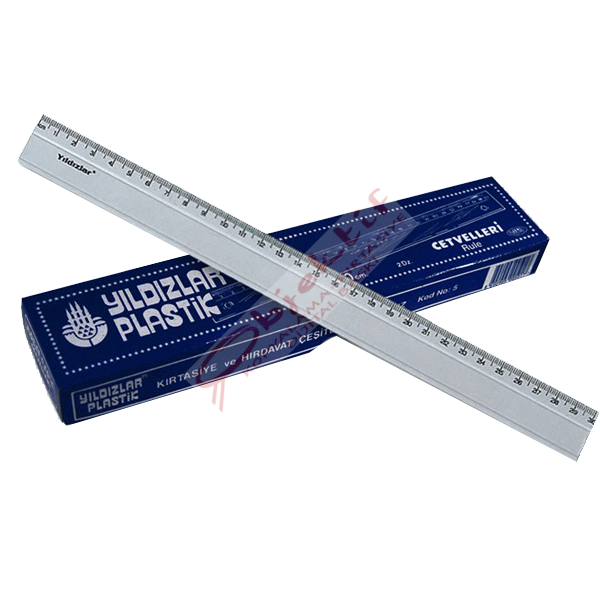 Yıldızlar Standart Cetvel Plastik 30 CM 5