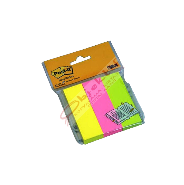 Post-it İndeks 100 YP 25x76 Fosforlu 3 Renk 671-3