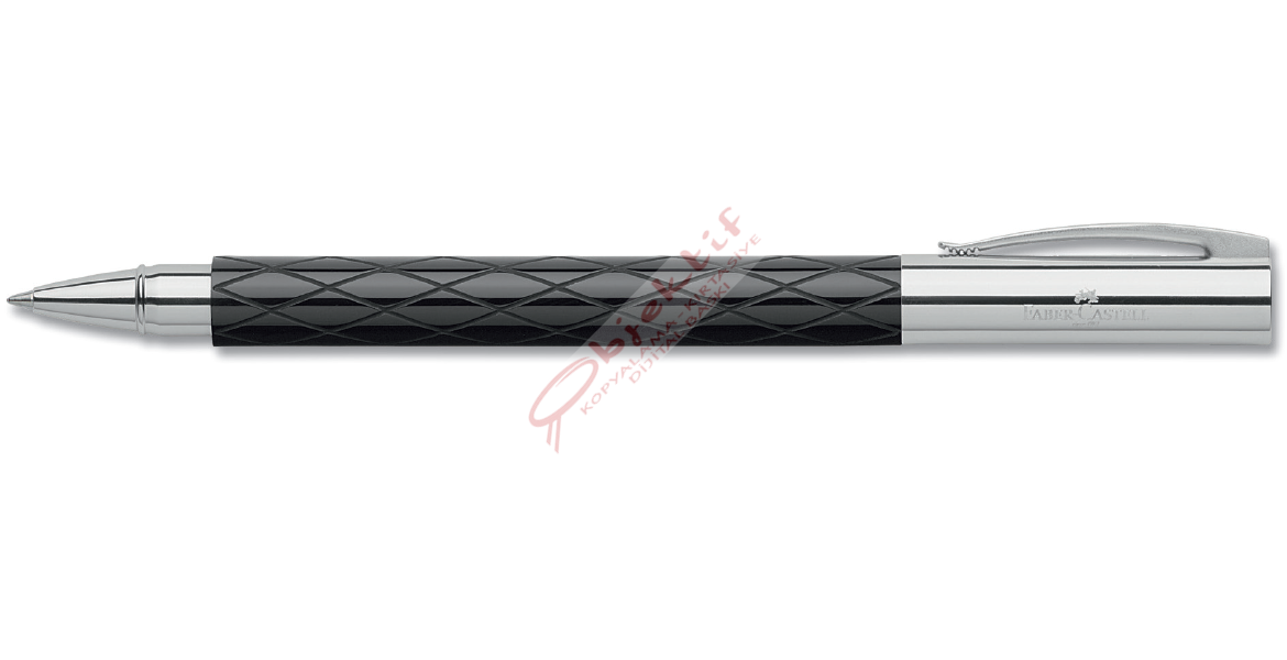 Faber-Castell Roller Kalem Ambition Rhombus Siyah 14 89 10