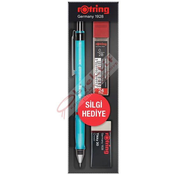 Rotring Okul Seti Visuclick+ Min Silgi 0,5 mm Mavi RO-VK05-MAVI