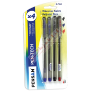 Pensan Tükenmez Kalem Pen Tech 0.7 MM Siyah 2228