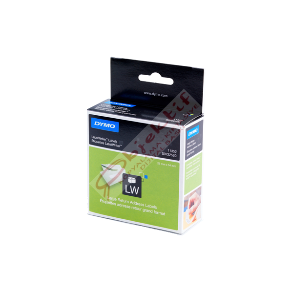 Dymo Label Witer Etiketi Uluslararası İade Adres 500 LÜ 54x25 MM Beyaz S0722520