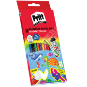 Pritt Mum Pastel Boya Crayon Karton Kutu Silinebilir 12 Renk 1433960