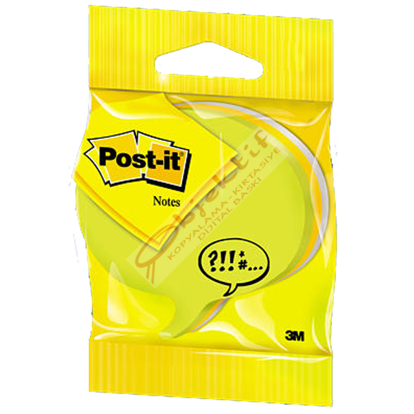 Post-it Şekilli Yapışkanlı Not Kağıdı Balon Şekilli 225 YP 2007SB
