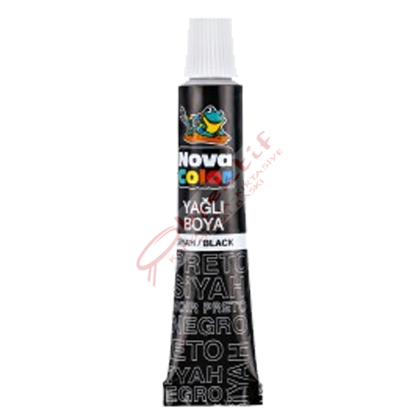 Nova Color Yağlı Boya Tüp Siyah NC-132