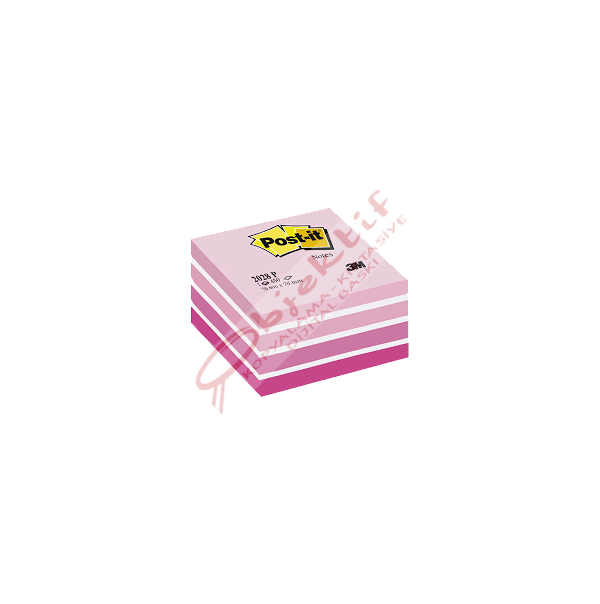 Post-it Yapışkanlı Not Kağıdı Küp 450 YP 76x76 Pembe Tonları 2028-P