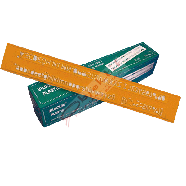 Yıldızlar Yazı Şablonu Teknik 10 MM 54