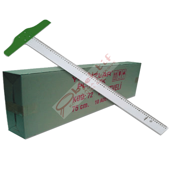 Yıldızlar T Cetvel Plastik 75 CM 72