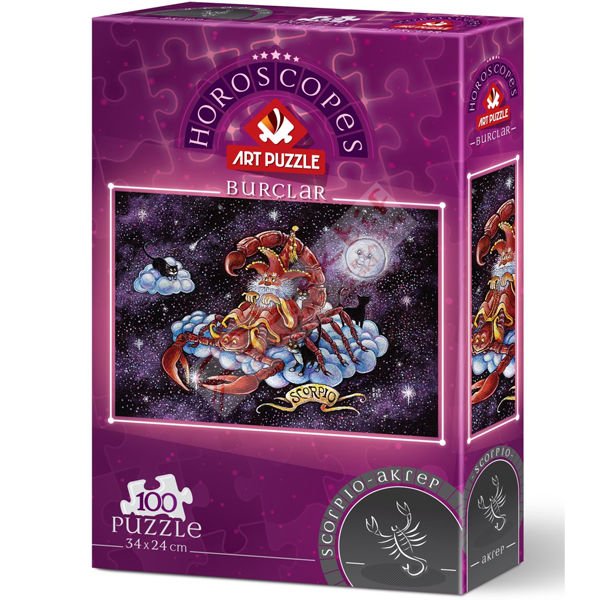 Art Puzzle 100 Parça Burçlar Karma Stand