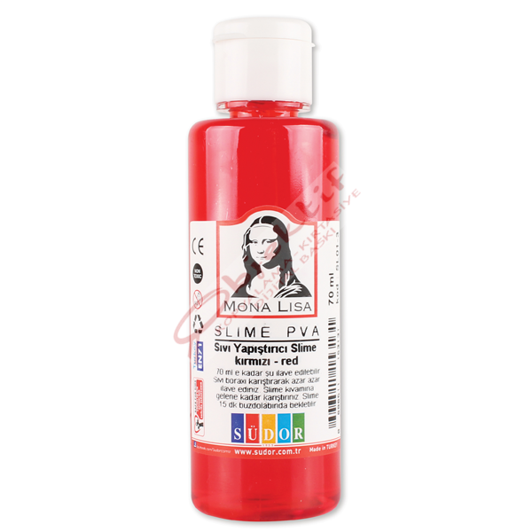 Monalisa Sıvı Yapıştırıcı Slime 70 ML Kırmızı SL01-3