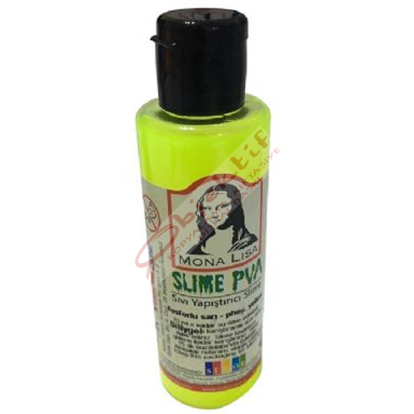 Monalisa Sıvı Yapıştırıcı Slime 70 ML Fosforlu Sarı SL01-11