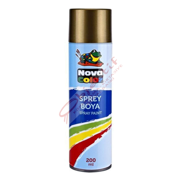 Nova Color Sprey Boya 200 ML Altın NC-811