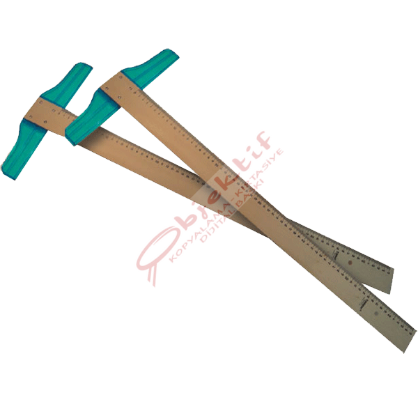 Yıldızlar T Cetvel Tahta 65 CM 112