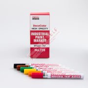 Marvy Markör İndusTrial Paint Suya Ve Isıya Dayanıklı Fiber Uç 4.5 MM Siyah 728