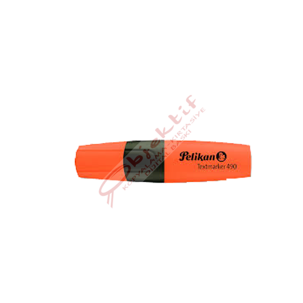 Pelikan Fosforlu Kalem Turuncu 490