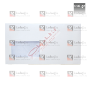 Asil Doğan Diplomat Zarf Extra Silikonlu Pencereli 10.5x24 110 GR Beyaz