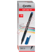 Caretta Tükenmez Kalem Focus Liner 35 1 MM Mor 25 Lİ CF-35.07/25PP