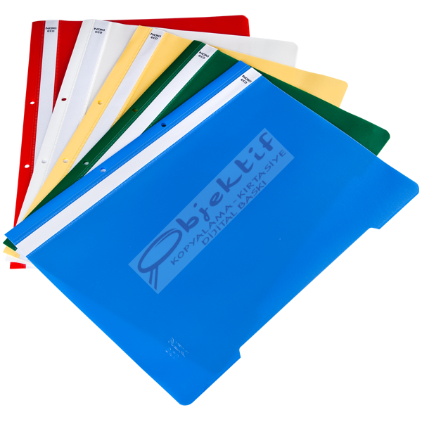 Noki Telli Dosya Plastik Ekonomik A4 Mavi 48288-130