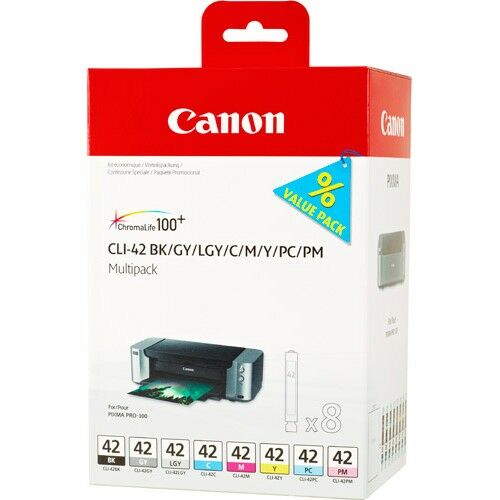 Canon CLI-42 Black/Cyan/Magenta/Yellow Siyah/Mavi/Kırmızı/Sarı Mürekkep Kartuş