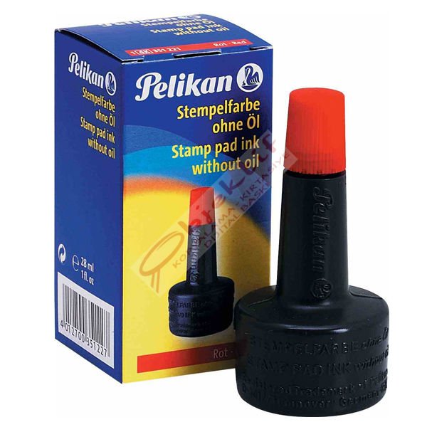 Pelikan Istampa Mürekkebi 28 ML Kırmızı 351221