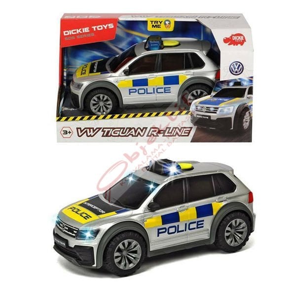 Simba Dickie  Vw Tiguan R-Line 25 Cm 1:18 203714013038 Işıklı ve Sesli VW Tiguan R-Line Polis Araba)