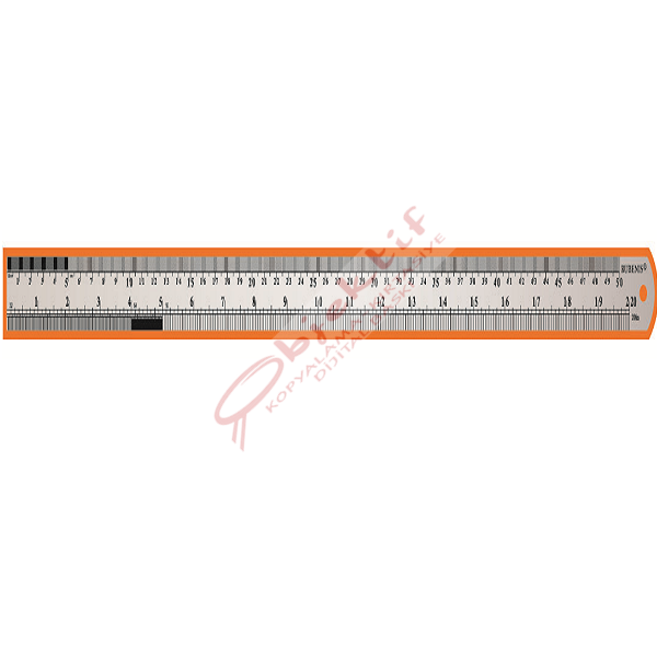 Rubenis Standart Cetvel Çelik 50 CM JR-50