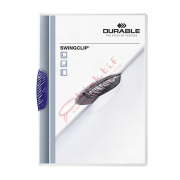 Durable Sıkıştırmalı Dosya SwingClip Ortadan Klipsli 30 Syf A4 Lacivert 2260