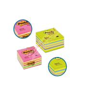 Post-it Yapışkanlı Not Kağıdı Küp Gökkuşağı 450 YP 76x76 Yeşil Tonları 2028-NB