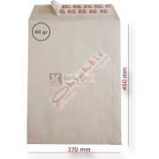 Asil Doğan Torba Zarf İmt Kraft Silikonlu 37x45 90 GR AS-0896