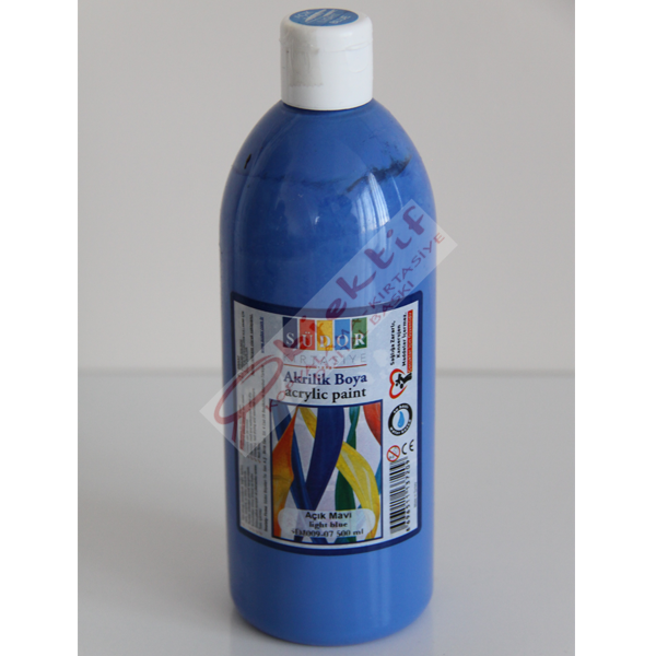 Südor Akrilik Boya 500 ML Açık Mavi SD1009-07